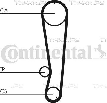 Ремень ГРМ ContiTech для Daihatsu Charade IV 1993-2001. Артикул CT788
