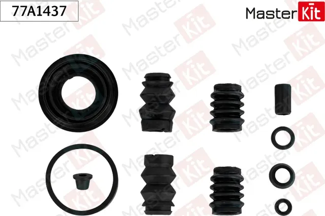 77A1437 Ремкомплект тормозного суппорта Peugeot 207 2007 -  VW JETTA IV (162  163  AV3  AV2) 2009 - (Master KIT). Артикул 77a1437