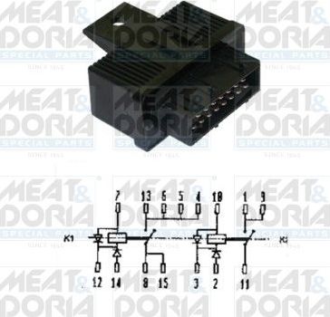 Реле бензонасоса (топливного насоса) Meat & Doria. Артикул 73240107