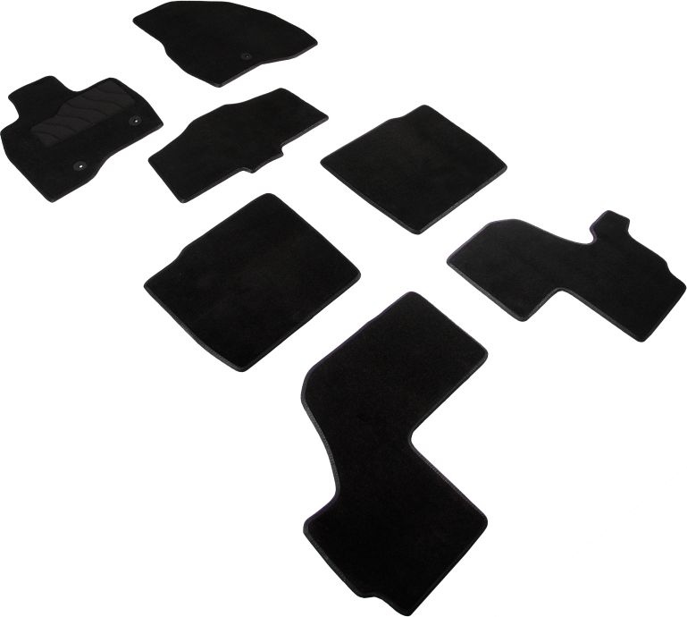 Коврики Seintex ворсовые для салона Ford Explorer V рестайлинг (V-3,5) 2015-2026. Артикул 94279