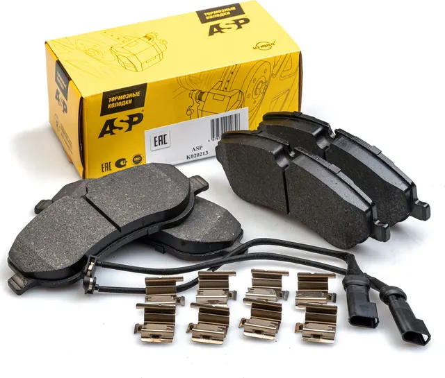 Передние тормозные колодки (ASP). Артикул K020213