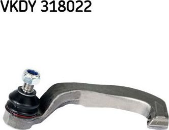 Наконечник рулевой тяги SKF. Артикул VKDY 318022