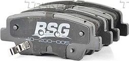 Тормозные колодки BSG задние для Kia Opirus I 2006-2011. Артикул BSG 40-200-005