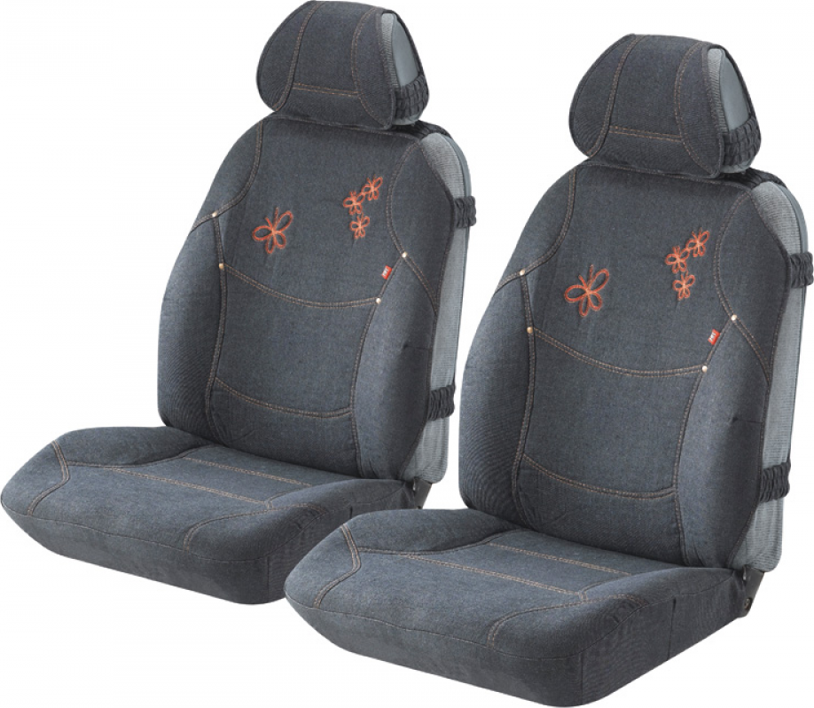 Накидки универсальные Hadar Rosen Lorain на передние сидения авто, цвет Черный. Артикул 21136