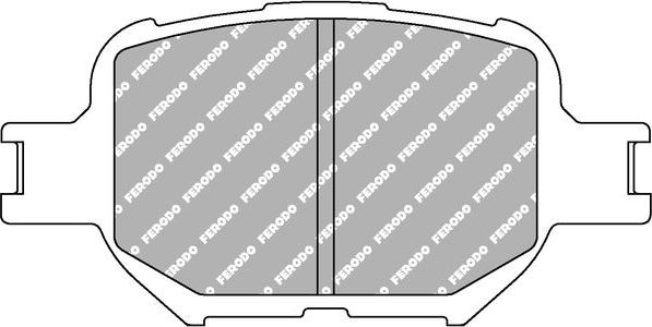 Тормозные колодки FERODO RACING DS PERFORMANCE. Артикул FDS1528