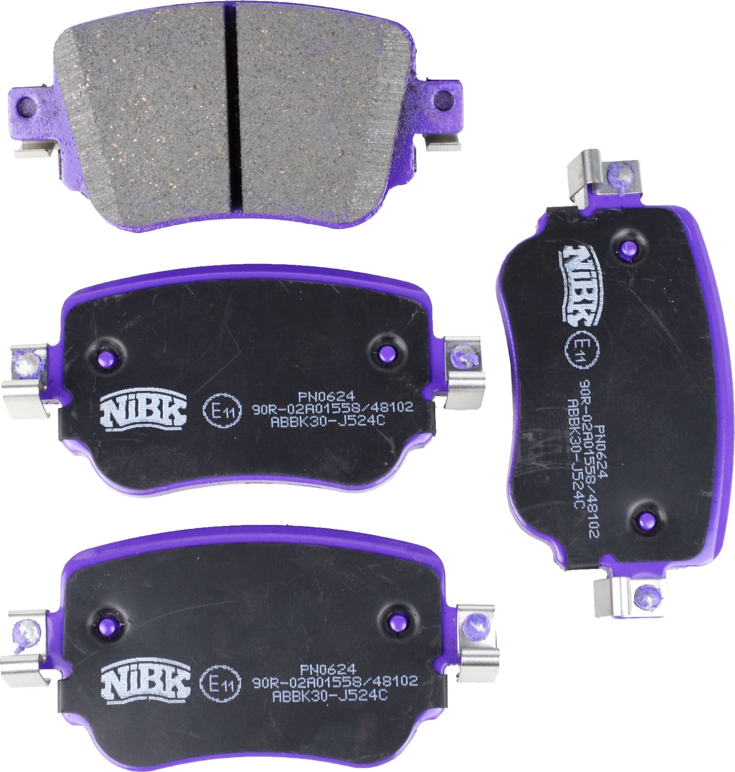 Тормозные колодки NiBK. Артикул PN0624