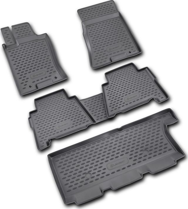 Коврики Element для салона Kia Mohave 2009-2021 3 ряда. Артикул NLC.25.29.210k