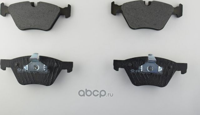 Колодки дискового тормоза передние для автомобилей (Intelli). Артикул D255E