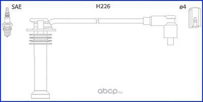 Провода в/вольтн. компл. Focus 98 (Huco). Артикул 134672