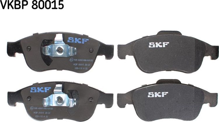 Тормозные колодки SKF. Артикул VKBP 80015