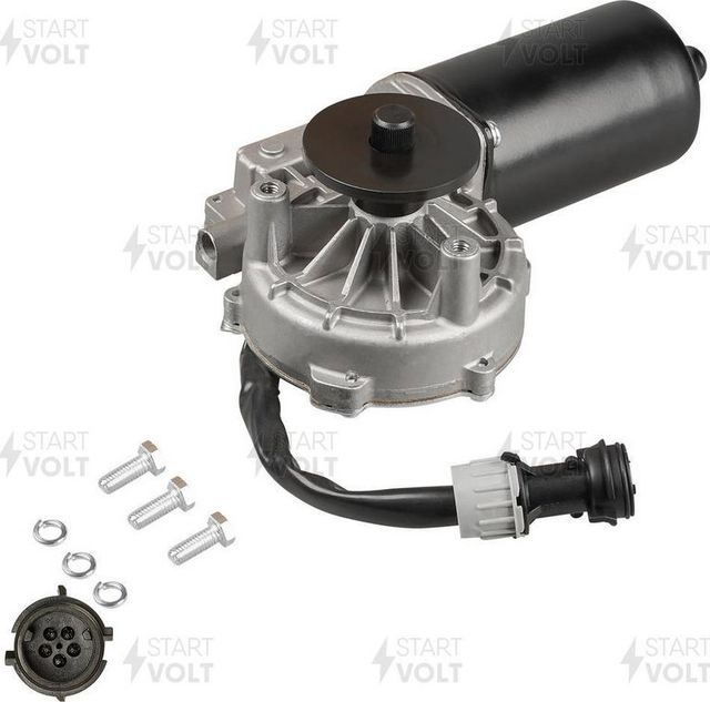 Мотор стеклоочистителя (моторчик дворников) StartVOLT передний для MAN M2000 1995-2005. Артикул VWF 2101