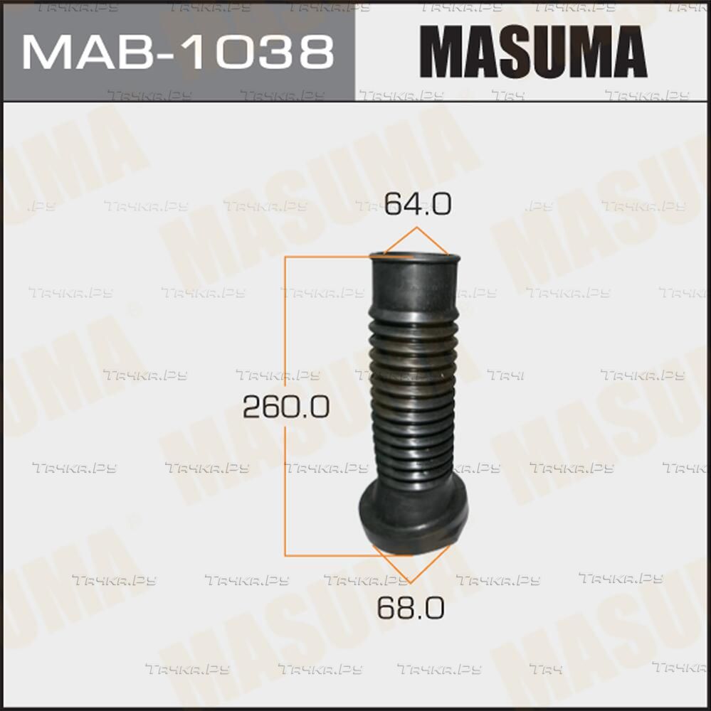 Комплект отбойников и пыльников амортизаторов (стоек) Masuma. Артикул MAB-1038