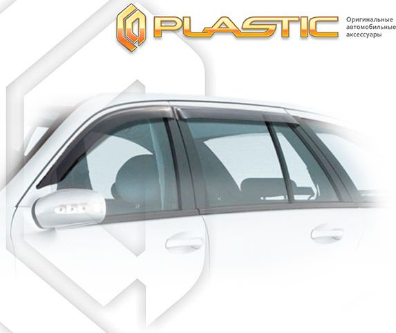 Дефлекторы СА Пластик для окон (Classic полупрозрачный) Mercedes-Benz C-Класс универсал 1996-2001. Артикул 2010030313344