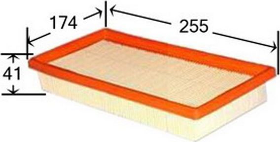 Воздушный фильтр JS Asakashi. Артикул A9420