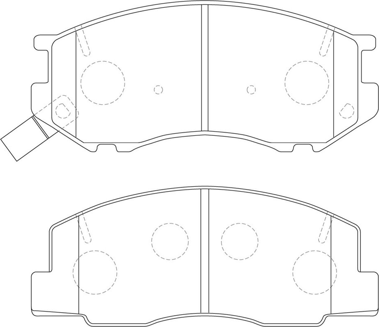 Тормозные колодки NiBK. Артикул PN1328