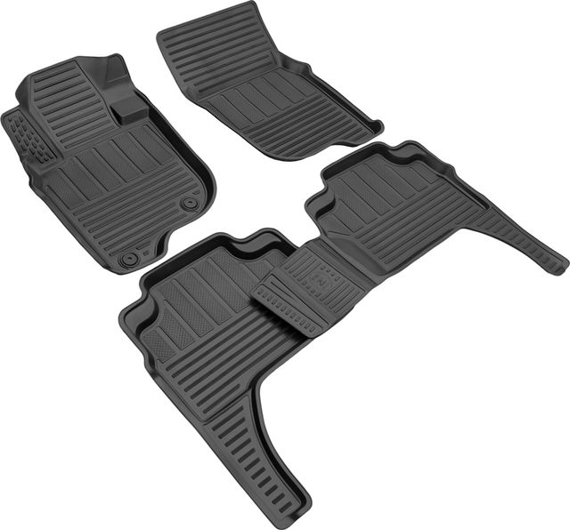 Коврики полиуретановые Rezkon для салона Mitsubishi Pajero Sport III 2015-2026. Артикул 0524020200