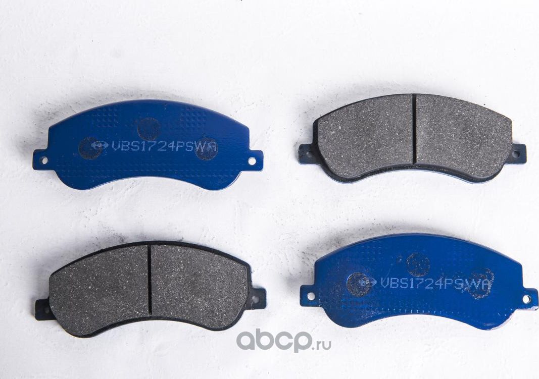 Передние колодки Ford Transit 06>/VW Amarok 10 (Vite). Артикул VBS1724PSWA