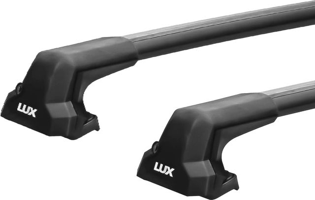 Багажник на крышу LUX City на штатные места для Subaru Impreza III хэтчбек 2007-2011 (Крыловидные дуги ЧЕРНЫЕ). Артикул 601706-793228