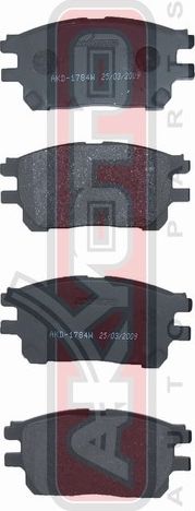 Тормозные колодки Akyoto Packing AKYOTO. Артикул AKD-1784