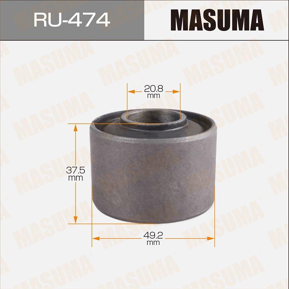 Сайлентблок переднего рычага подвески Masuma правый/левый нижний для Nissan Almera Classic I 2006-2013. Артикул RU-474