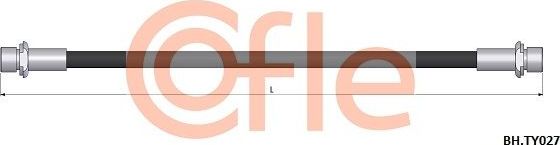 Тормозной шланг Cofle. Артикул 92.BH.TY027