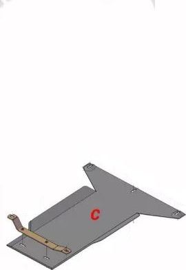 Защита Alfeco для КПП Kia Stinger 4WD 2,0Т 2018-2026. Артикул ALF.11.43