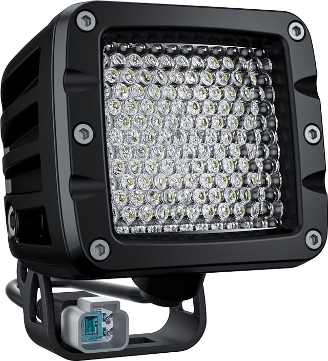 Светодиодная фара рабочего света Aurora 76x76 мм 40W (комплект 2 шт). Артикул ALO-K-2-E4T