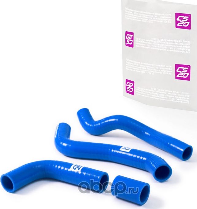 Патрубок ВАЗ-21082 радиатора комплект силикон 4шт. Profi CS-20 CS-20. Артикул 06515