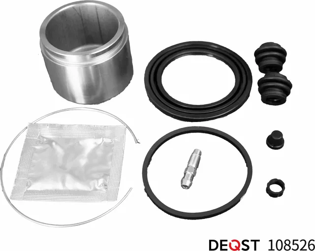 Ремкомплект тормозного суппорта с поршнем переднего (поршень O 63 mm, суппорт Ad (Deqst). Артикул 108526