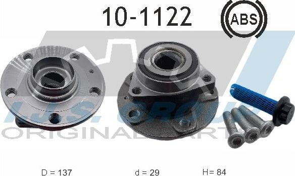 Ступичный подшипник (комплект) IJS Group. Артикул 10-1122