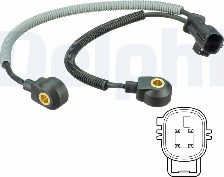 Датчик детонации Delphi. Артикул AS10239
