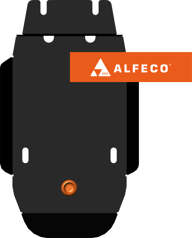 Защита Alfeco для редуктора заднего моста Subaru XV II (GT) 2017-2026. Артикул ALF.22.42