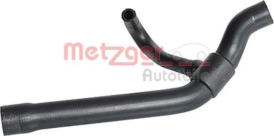 Патрубок радиатора (системы охлаждения) Metzger (EPDM (Этилен-пропиленовый каучук)). Артикул 2420418