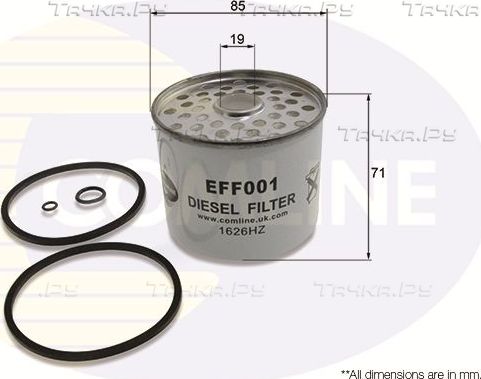 Топливный фильтр Comline для Honda Insight I 2000-2006. Артикул EFF001