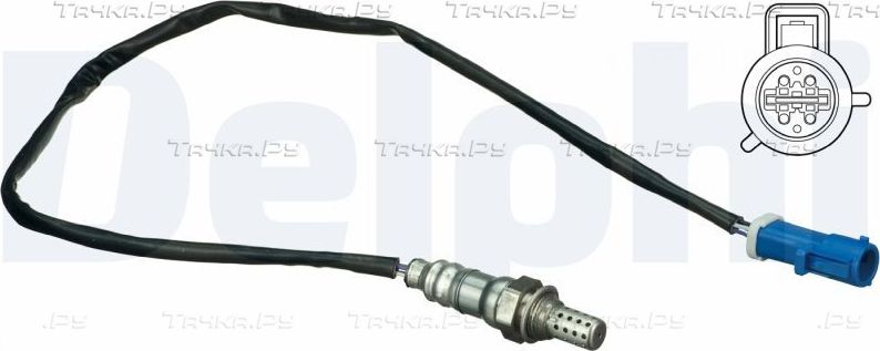 Лямбда-зонд (кислородный датчик) Delphi передний правый для Ford C-MAX I 2004-2007. Артикул ES20453-12B1