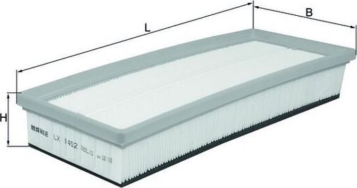 Воздушный фильтр Mahle. Артикул LX 1452
