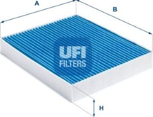 Салонный фильтр UFI ARGENTIUM. Артикул 34.289.00