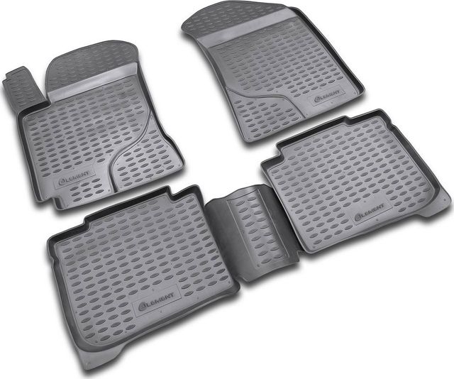 Коврики Element для салона Kia Cerato I 2004-2009 СЕРЫЕ. Артикул NLC.25.11.211