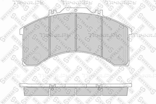Тормозные колодки Stellox передние для MAN M2000 1995-2005. Артикул 85-11402-SX