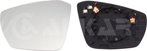 Зеркальное стекло бокового зеркала Alkar левое для Skoda Octavia A7 2012-2019. Артикул 6431531