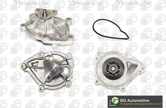 Помпа (водяной насос) BGA для Peugeot 3008 I 2009-2016. Артикул CP7314T