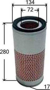 Воздушный фильтр JS Asakashi для Land Rover Defender I 1990-2001. Артикул A0130