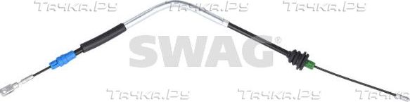 Трос ручника (тросик ручного тормоза) SWAG. Артикул 33 10 4453