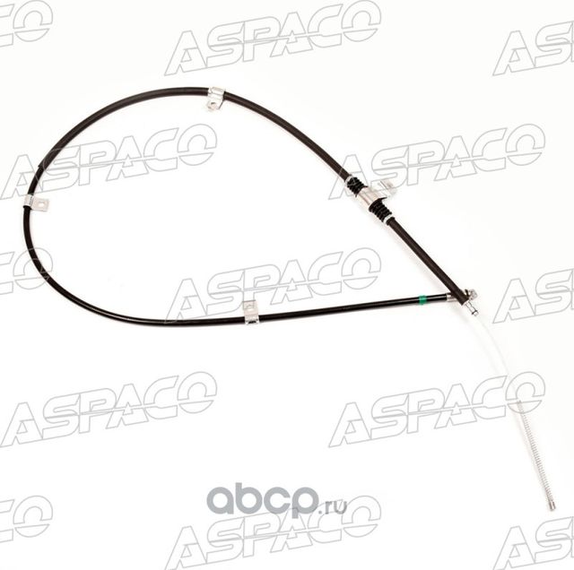ТРОС СТОЯНОЧНОГО ТОРМОЗА ЛЕВЫЙ (L) MITSUBISHI PAJERO/MONTERO (00-06) (Aspaco). Артикул AP58MR7B