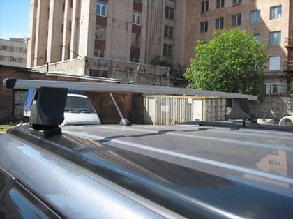 Багажник на крышу Атлант для Suzuki Grand Vitara 2005-2015 (Прямоугольные дуги). Артикул 8751+8709+8726