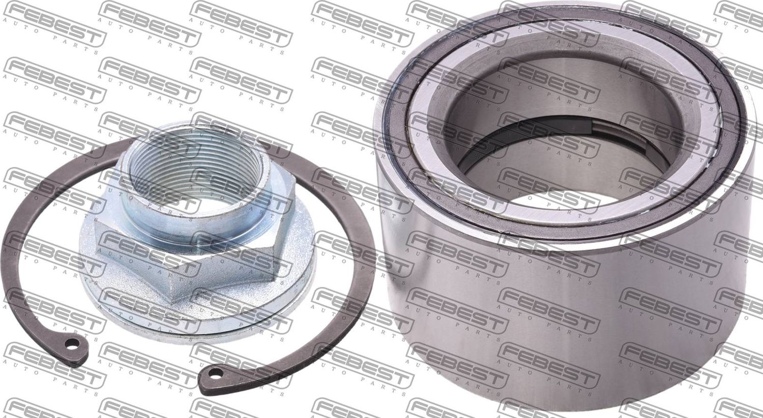 Ступичный подшипник (комплект) Febest. Артикул DAC55900054M-KIT