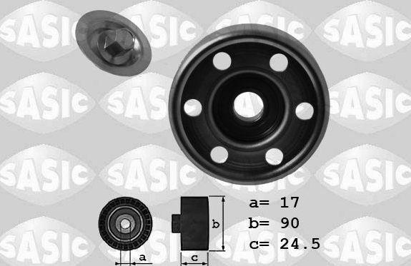 Направляющий (ведущий) ролик приводного поликлинового ремня Sasic. Артикул 1626167