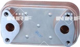 Радиатор масляный (маслоохладитель) для двигателя NRF для IVECO Massif 2008-2011. Артикул 31870