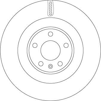 Тормозной диск TRW задний для Audi A7 II (4K) 2017-2026. Артикул DF6750S