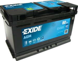 Аккумулятор Exide AGM для Mercedes-Benz E-Класс IV (W212, S212, C207) 2009-2016. Артикул EK800